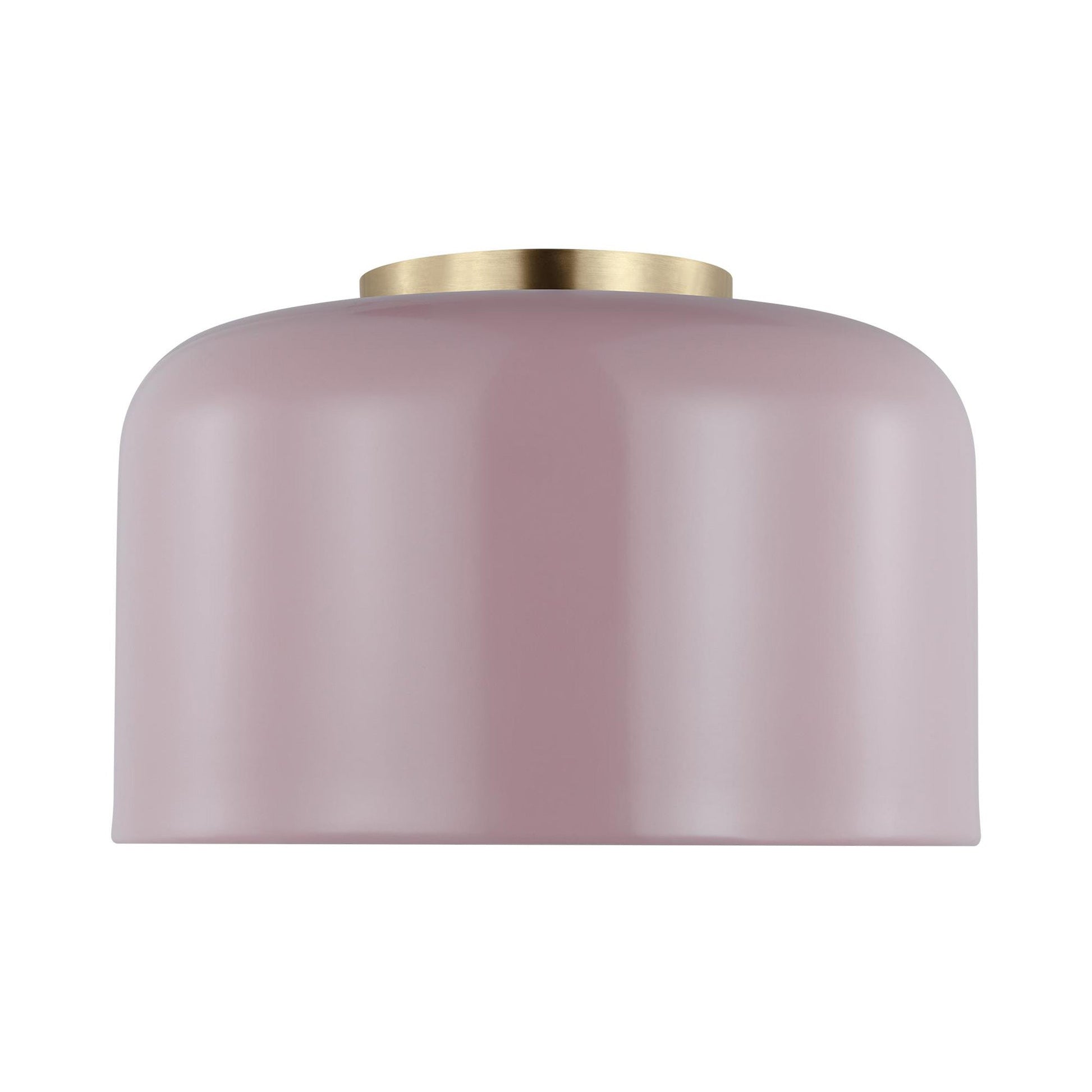 Malone Flush Mount Ceiling Light in Rose (Small).