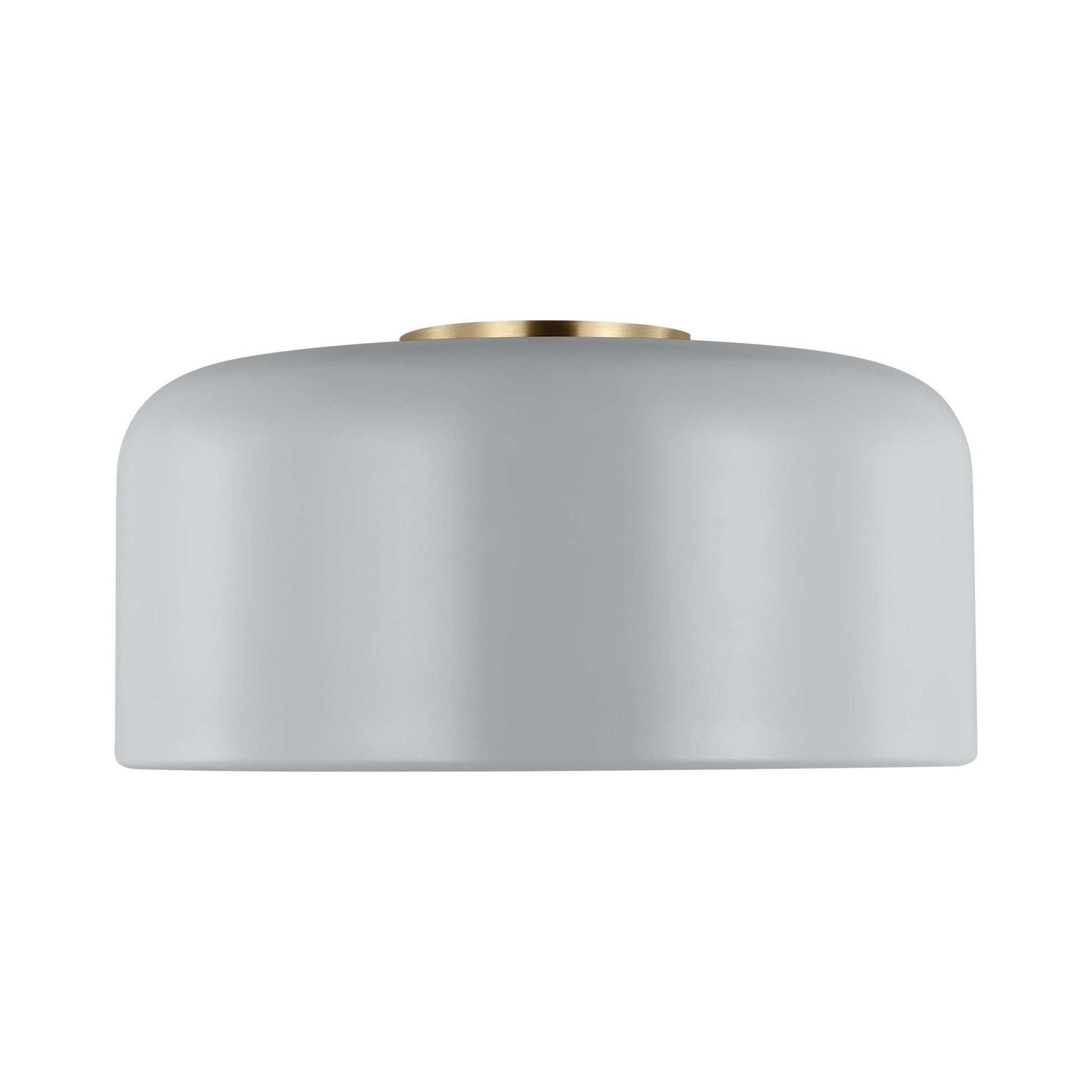 Malone Flush Mount Ceiling Light in Matte Grey (Medium).