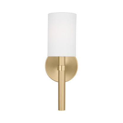 Manor Bath Wall Light in Satin Brass.