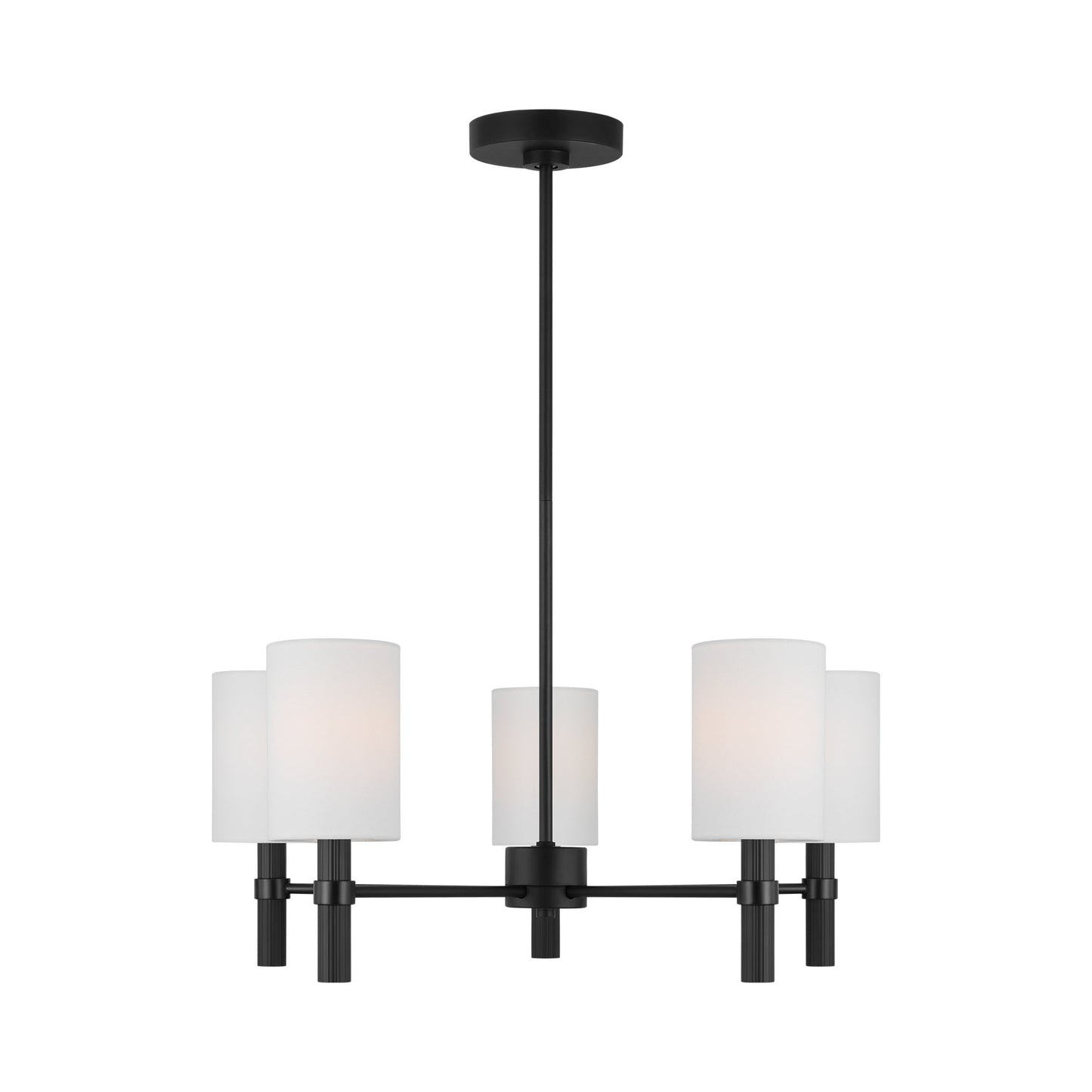 Manor Chandelier in Midnight Black (Medium).
