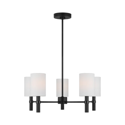 Manor Chandelier in Midnight Black (Medium).