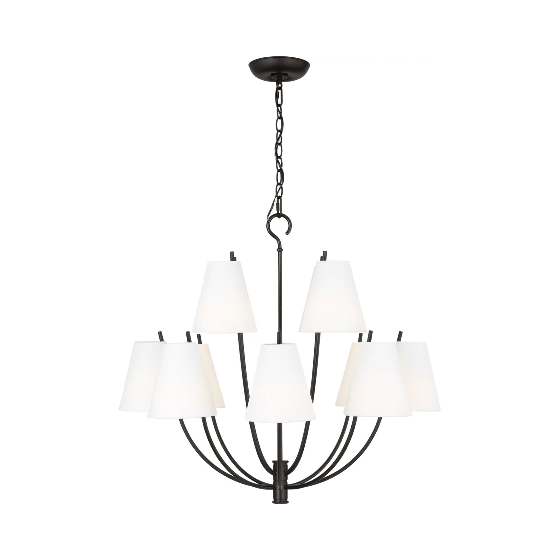 Marina Chandelier in Aged Iron (30-Inch).