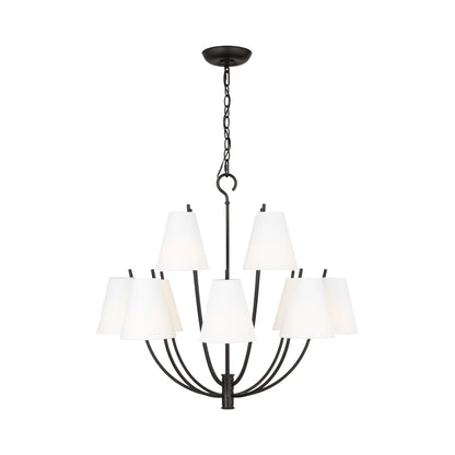 Marina Chandelier in Aged Iron (30-Inch).