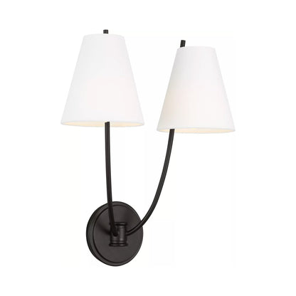 Marina Wall Light in Aged Iron (2-Light).