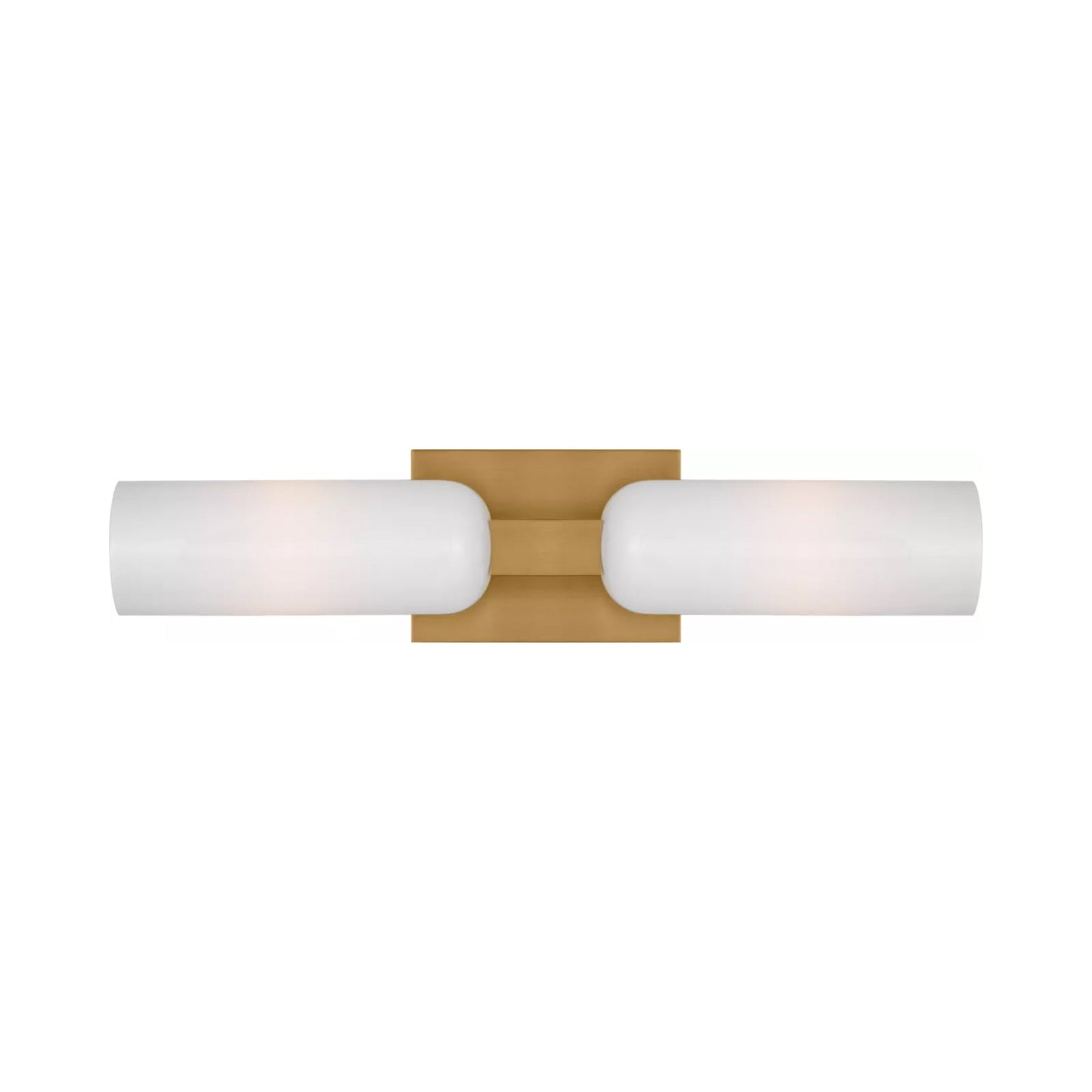 Maroux Bath Wall Light in Burnished Brass.