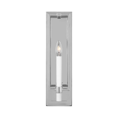 Marston Bath Wall Light in Polished Nickel (1-Light/18-Inch).