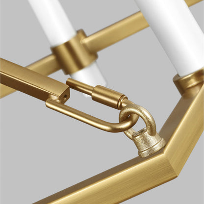 Marston Linear Chandelier in Detail.