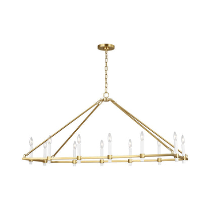 Marston Linear Chandelier in Detail.