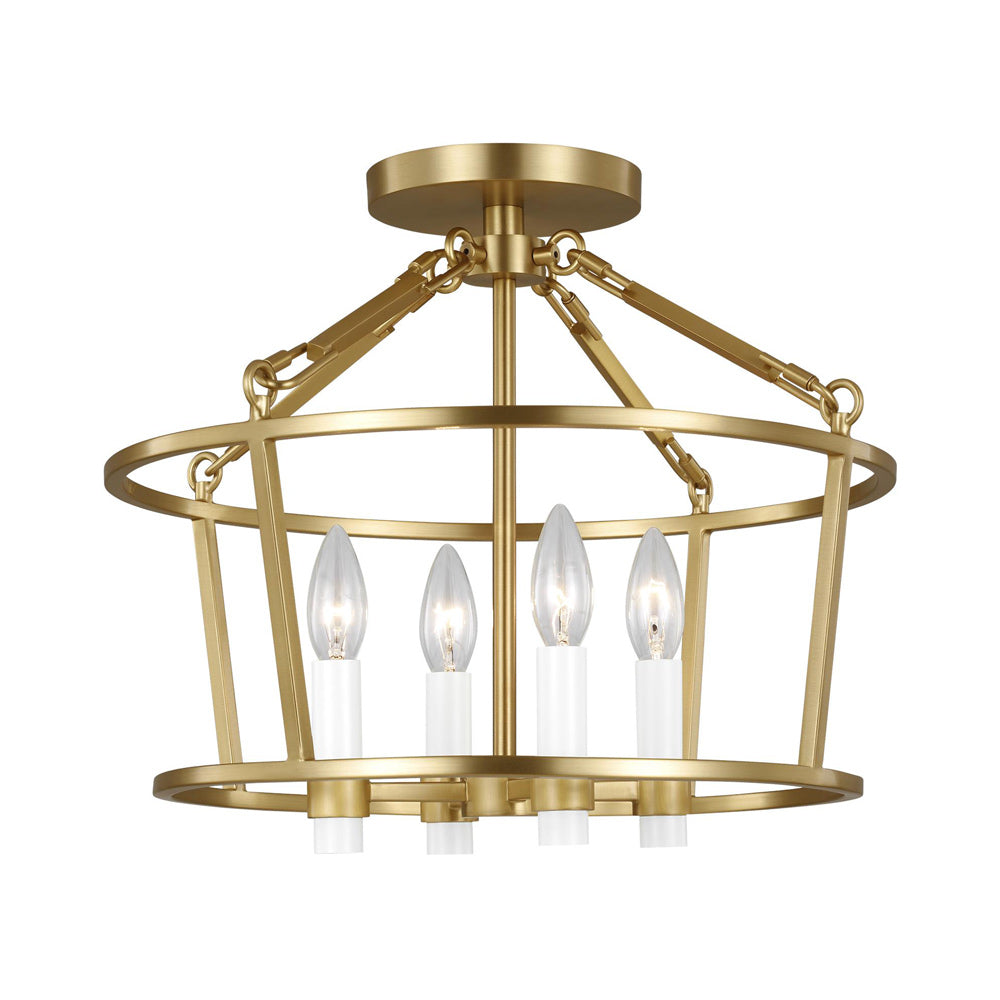 Marston Semi-Flush Mount Ceiling Light in Detail.