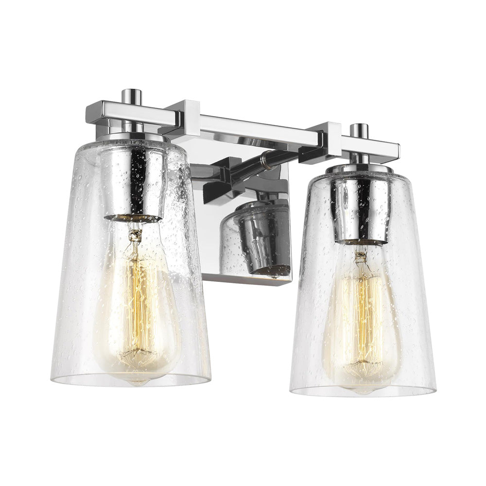 Mercer Bath Vanity Light in Chrome (2-Light).