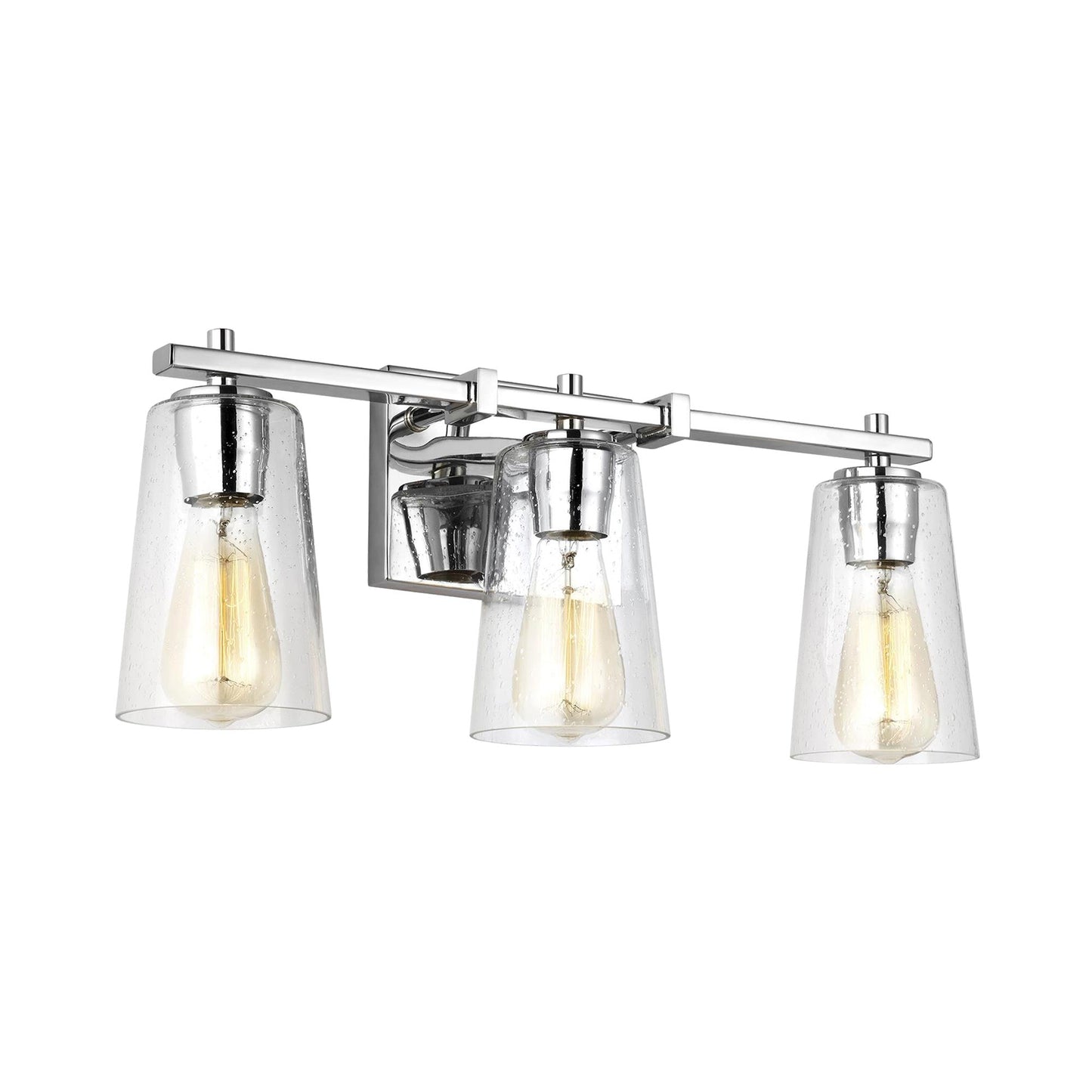 Mercer Bath Vanity Light in Chrome (3-Light).