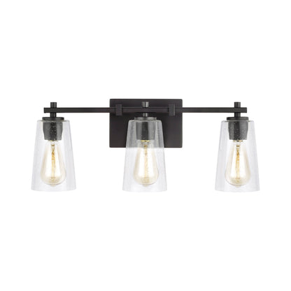 Mercer Bath Vanity Light in Oil Rubbed Bronze (3-Light).