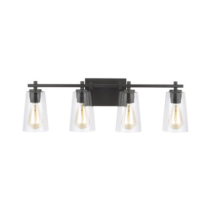 Mercer Bath Vanity Light in Oil Rubbed Bronze (4-Light).