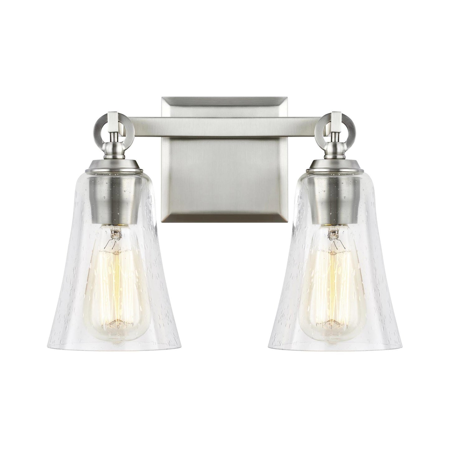 Monterro Bath Vanity Light in Satin Nickel (2-Light).