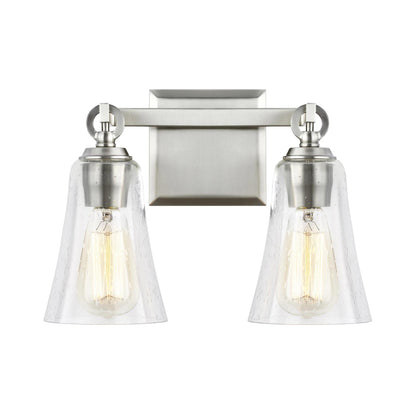 Monterro Bath Vanity Light in Satin Nickel (2-Light).