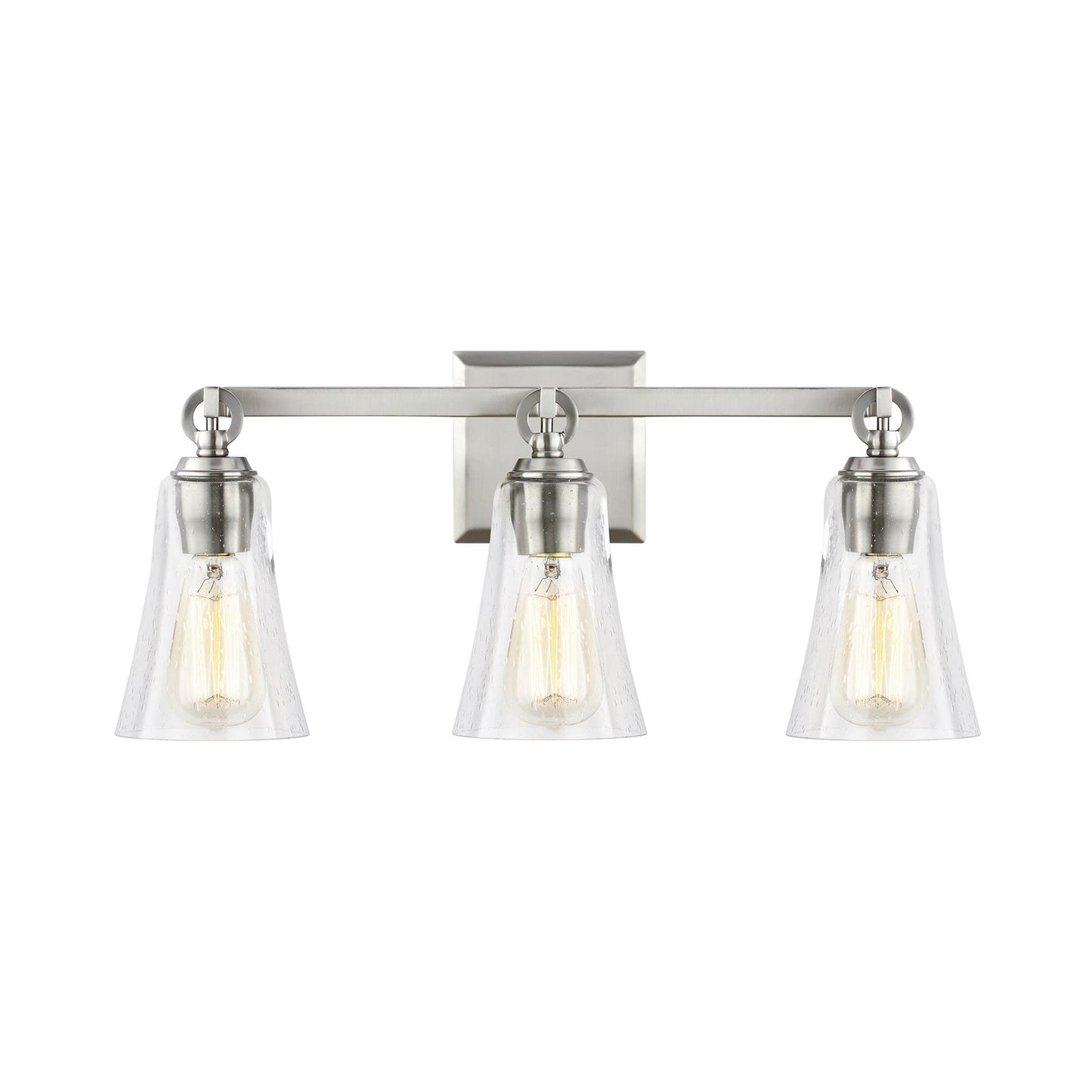 Monterro Bath Vanity Light in Satin Nickel (3-Light).