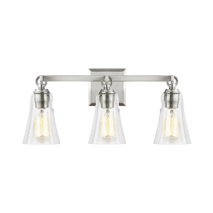 Monterro Bath Vanity Light in Satin Nickel (3-Light).