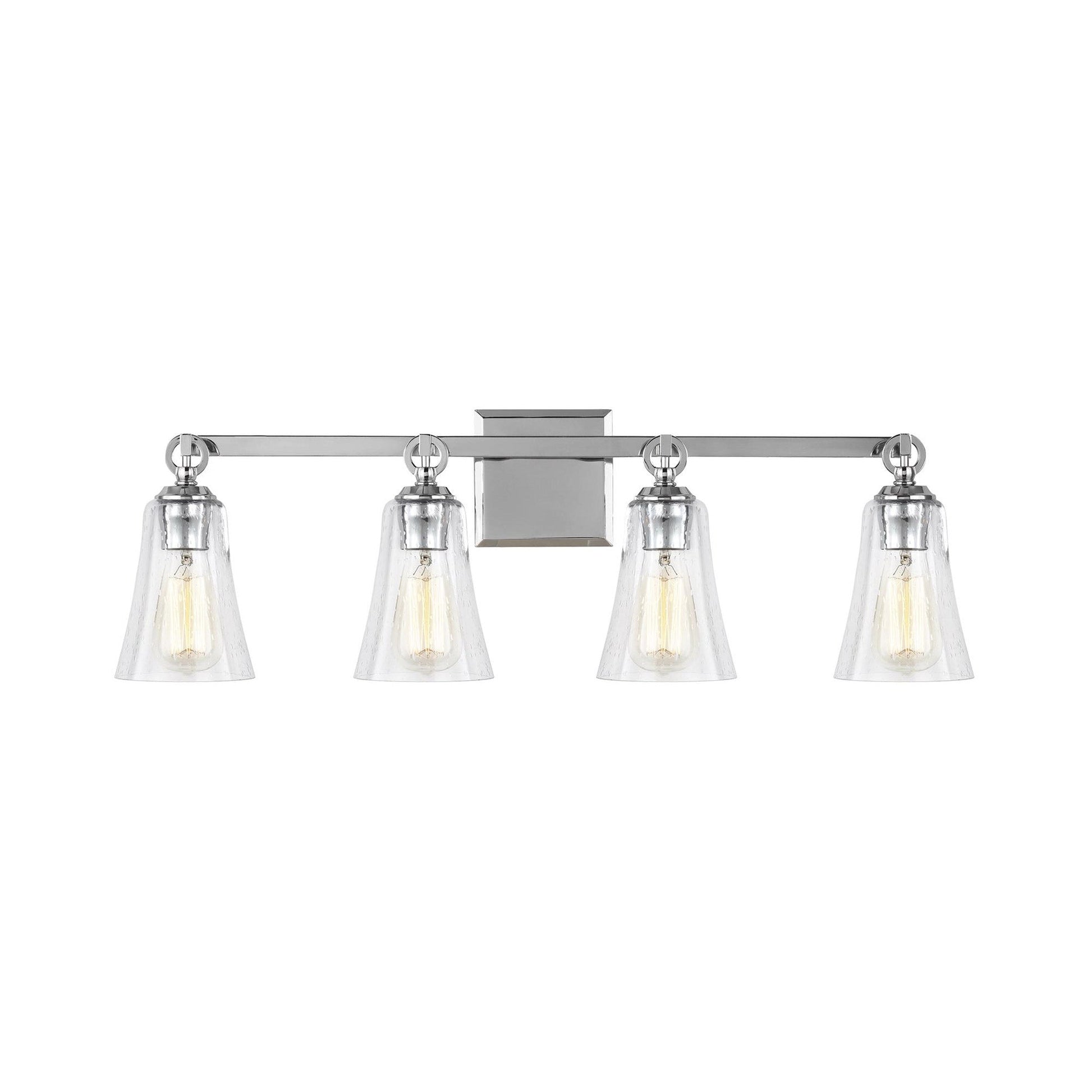 Monterro Bath Vanity Light in Chrome (4-Light).