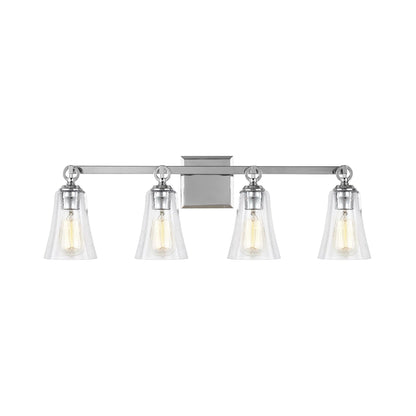 Monterro Bath Vanity Light in Chrome (4-Light).