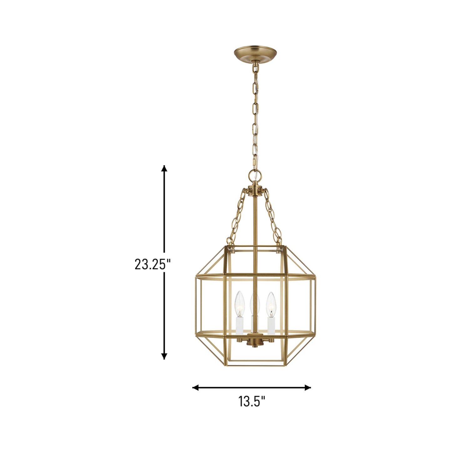 Morrison Pendant Light - line drawing.