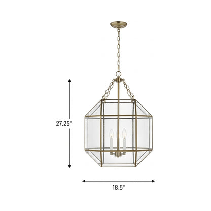 Morrison Pendant Light - line drawing.