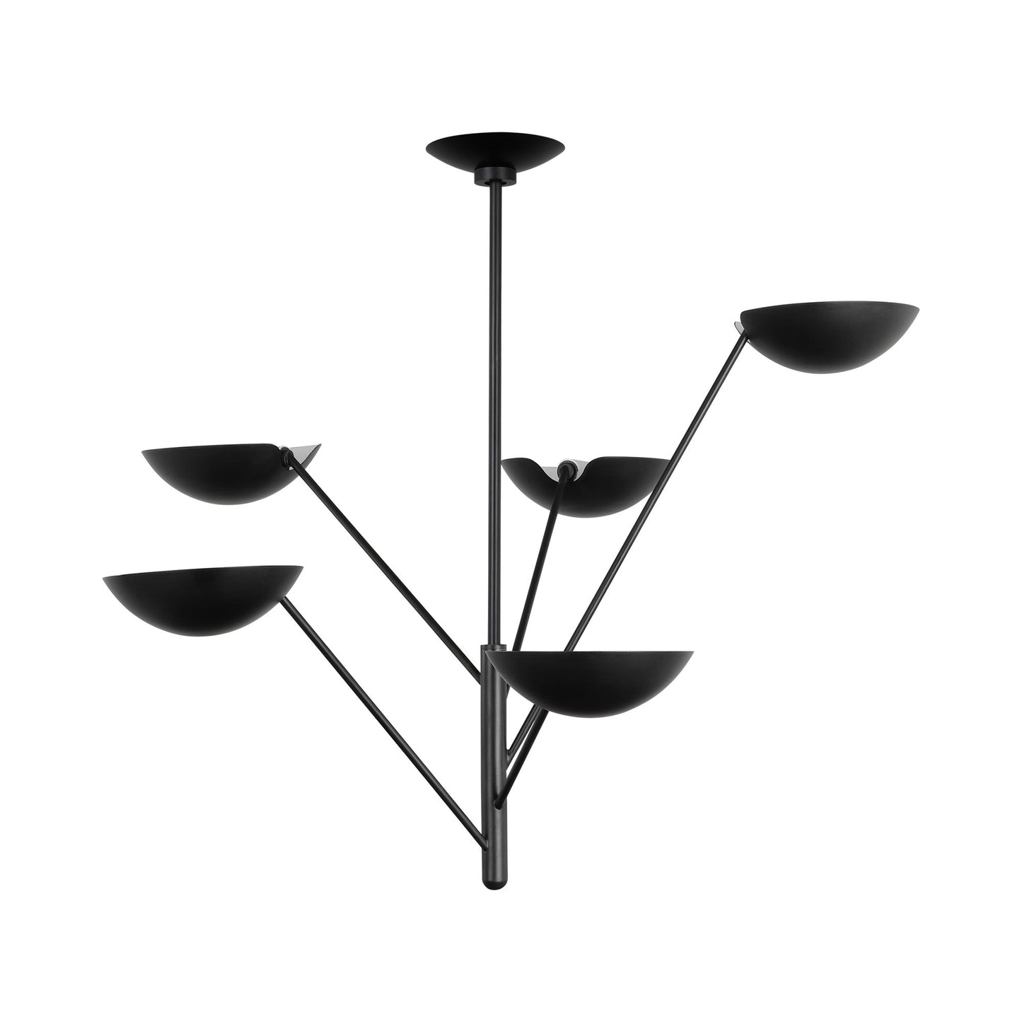 Nevel Tall Chandelier in Detail.