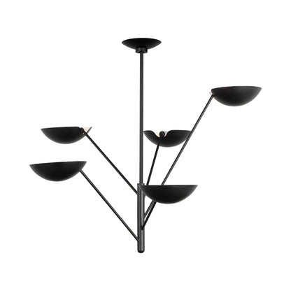 Nevel Tall Chandelier in Detail.