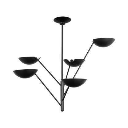 Nevel Tall Chandelier in Detail.