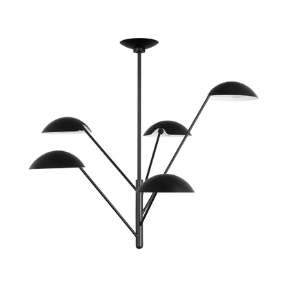 Nevel Tall Chandelier in Detail.