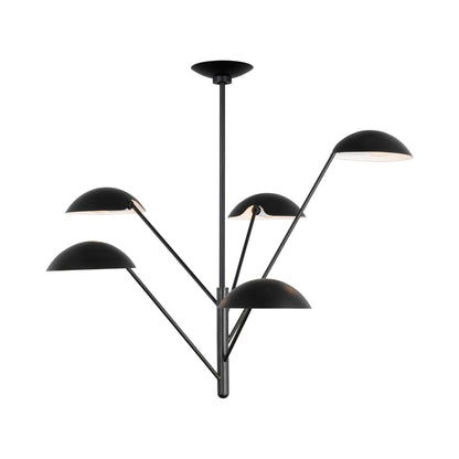 Nevel Tall Chandelier in Detail.