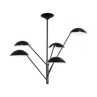 Nevel Tall Chandelier in Detail.