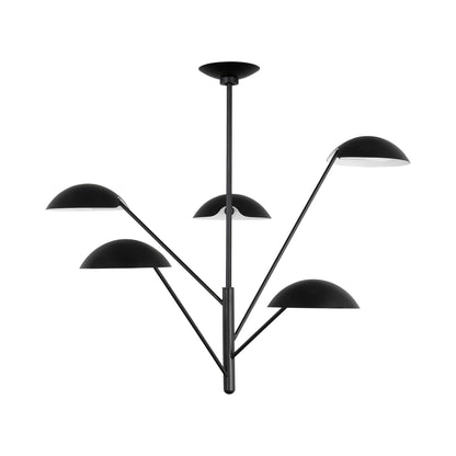 Nevel Tall Chandelier in Detail.