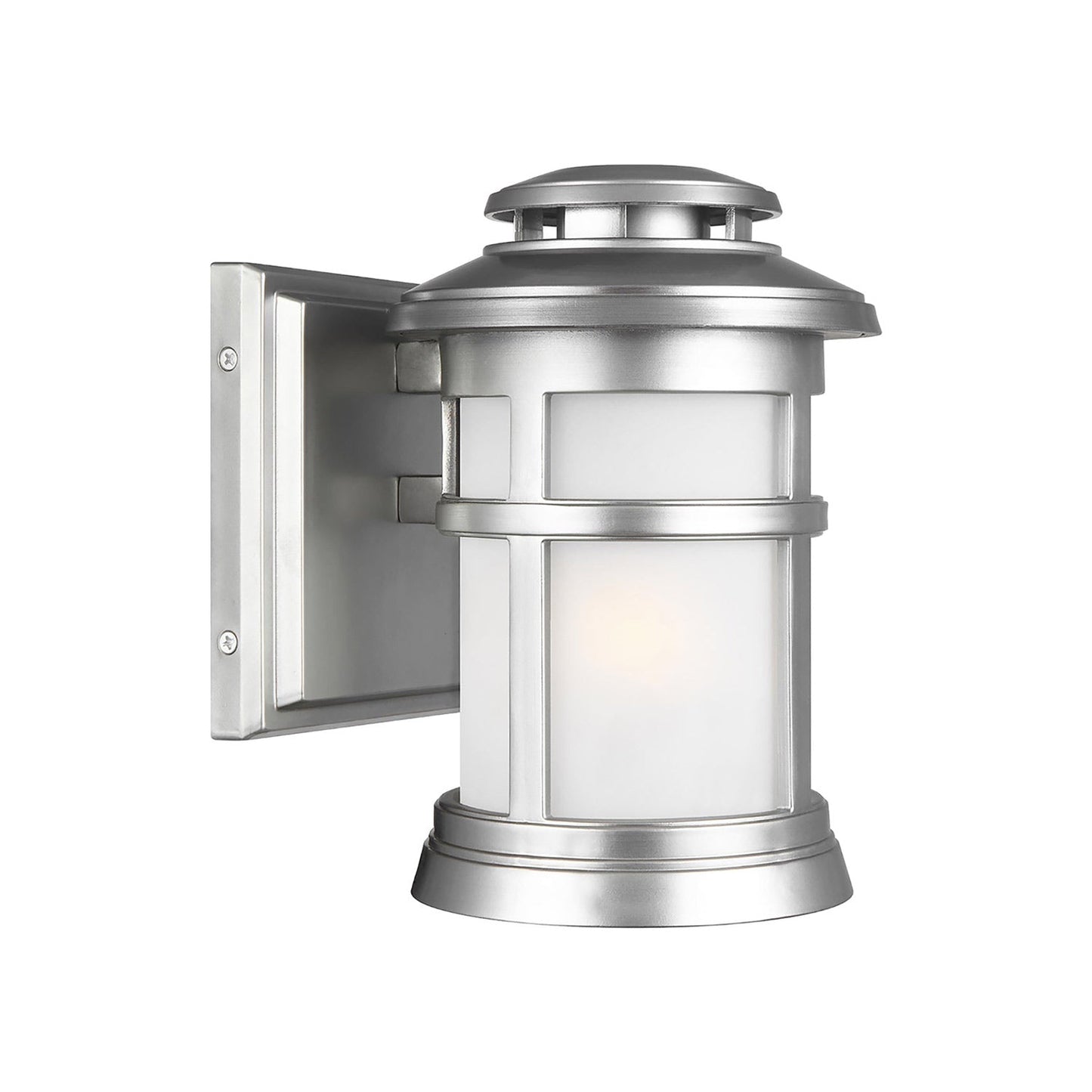 Newport Outdoor Wall Light in Painted Brushed Steel (X-Small).