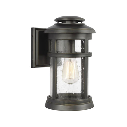Newport Outdoor Wall Light in Antique Bronze (Small).