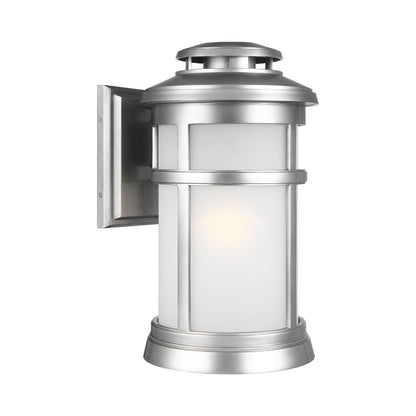 Newport Outdoor Wall Light in Painted Brushed Steel (Medium).