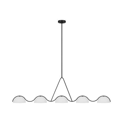 Nido Linear Chandelier in Detail.