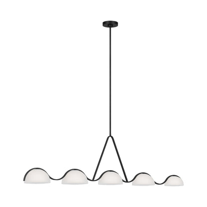 Nido Linear Chandelier in Detail.
