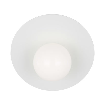 Nodes Angled Bath Wall Light in Matte White.