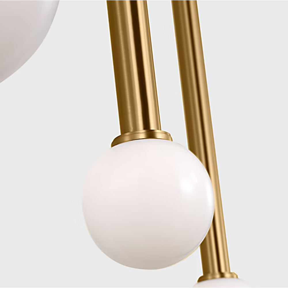 Nodes Linear Pendant Light in Detail.