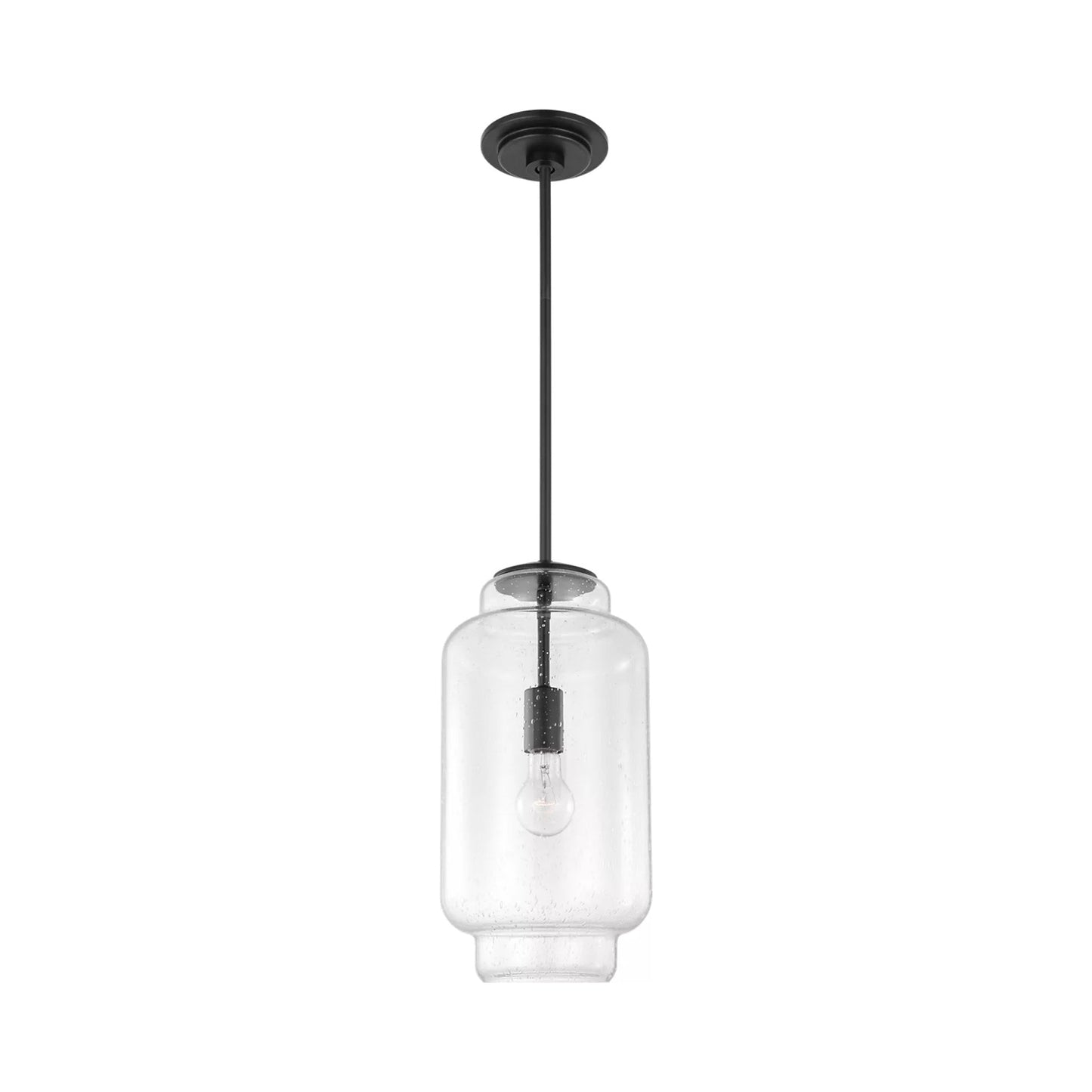 Nodier Pendant Light in Aged Iron.