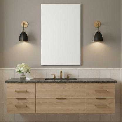 Norman Bath Wall Light in bathroom.