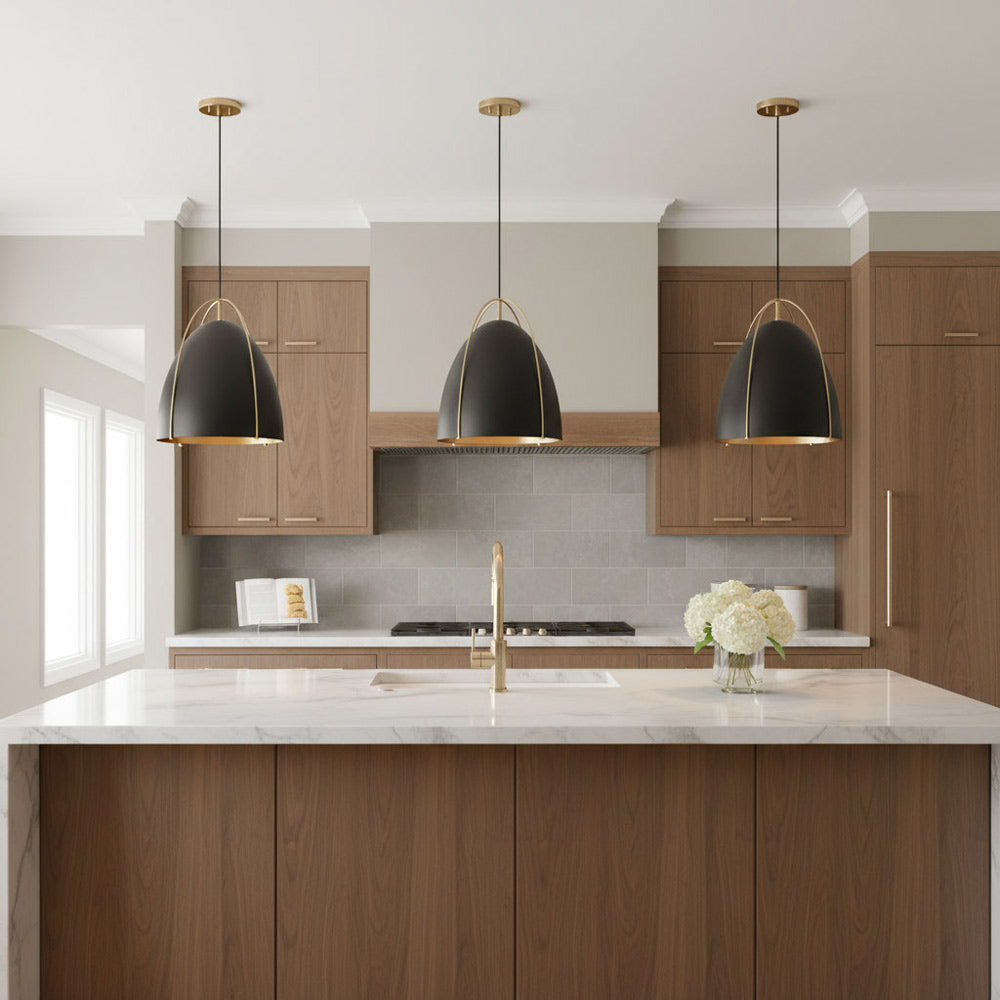 Norman Pendant Light in kitchen.