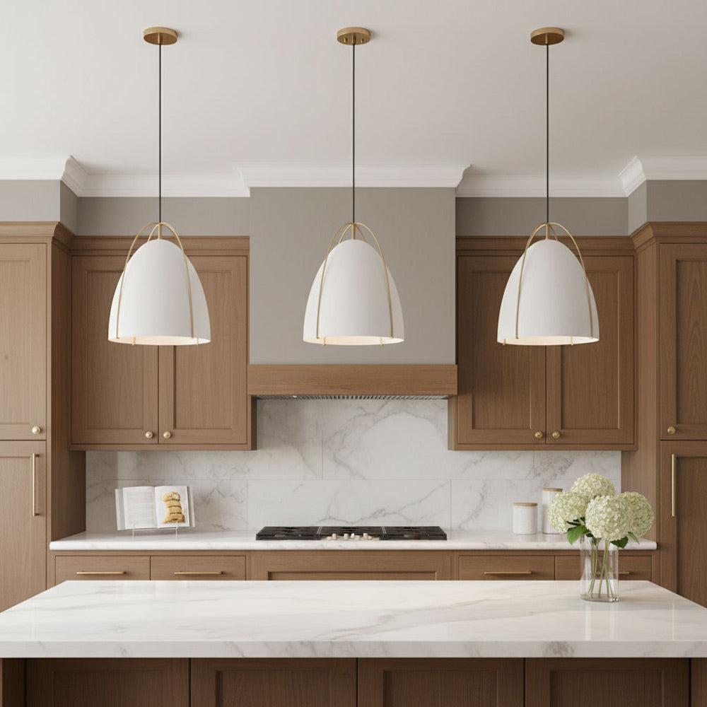 Norman Pendant Light in kitchen.