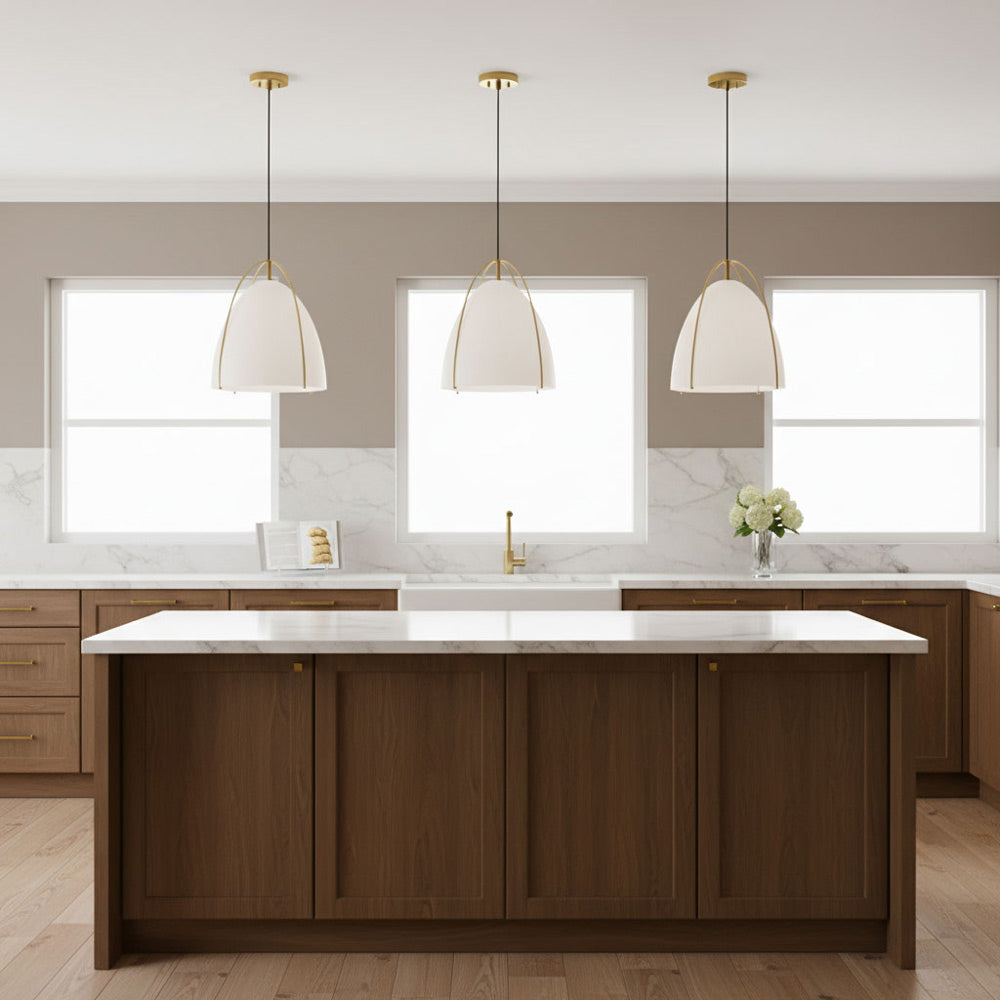 Norman Pendant Light in kitchen.