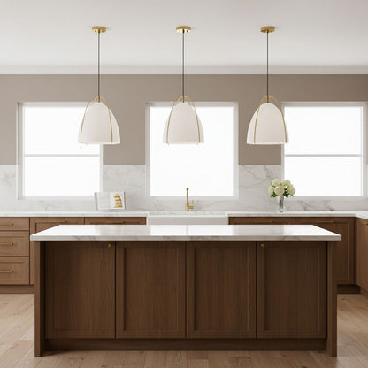 Norman Pendant Light in kitchen.