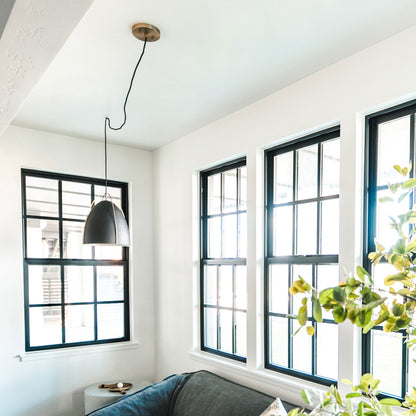 Norman Pendant Light in living room.