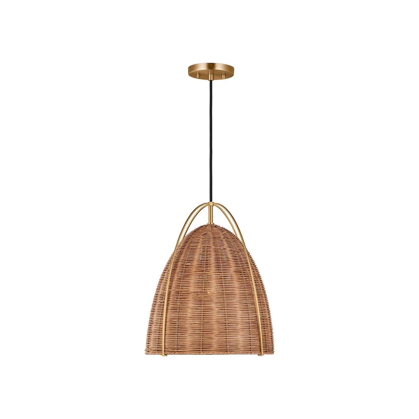 Norman Rattan Pendant Light.