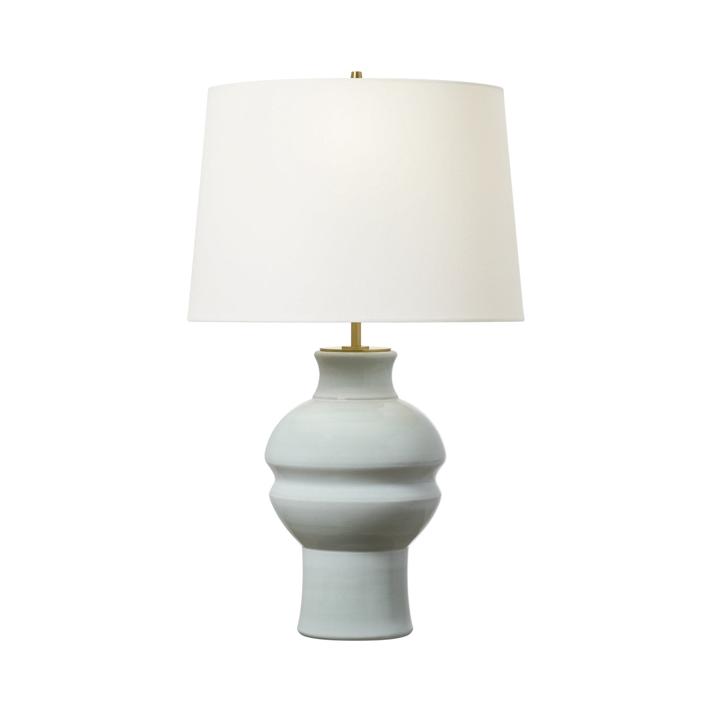 Nova Table Lamp in Silk Green.