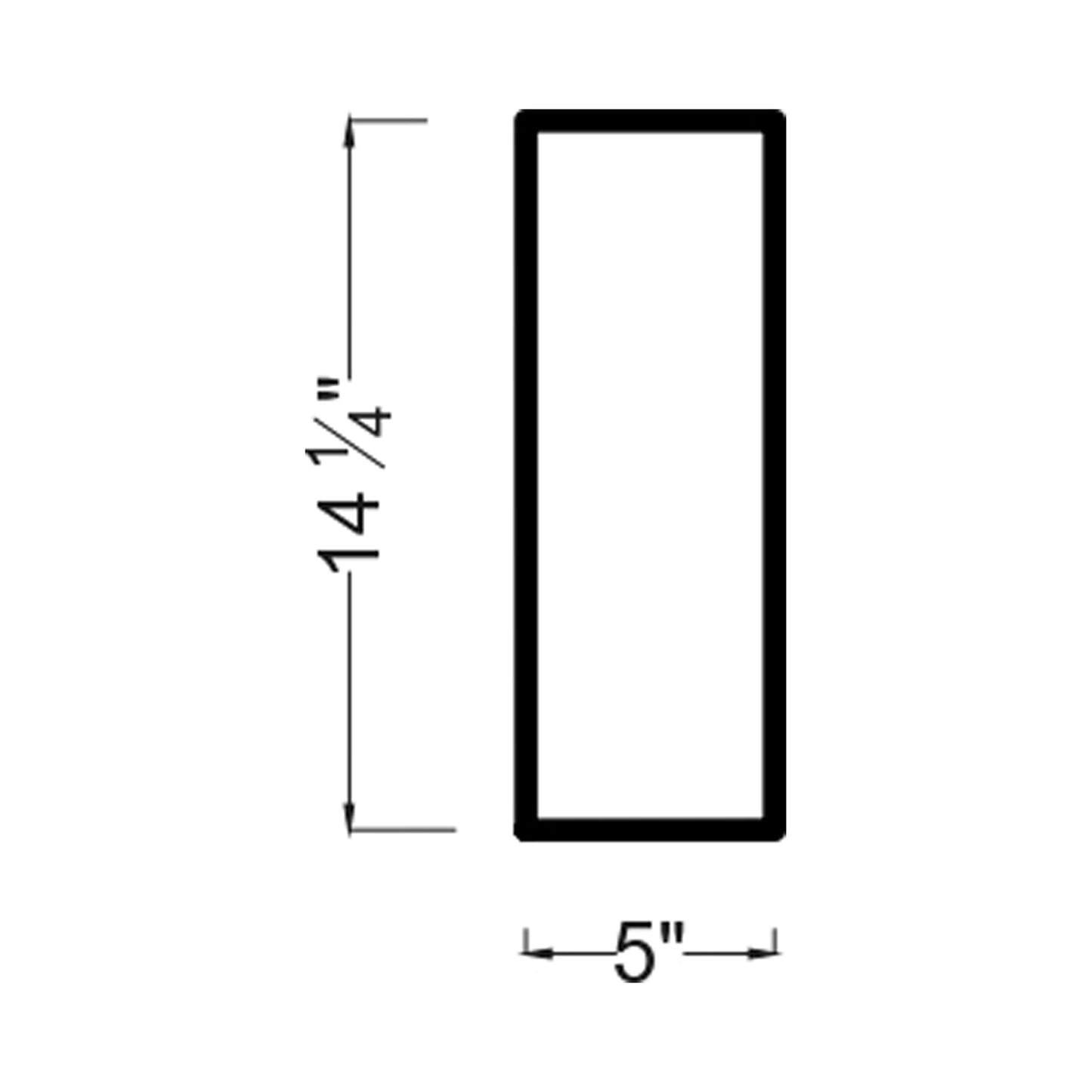 Outdoor Cylinders Two Light Wall Light - line drawing.