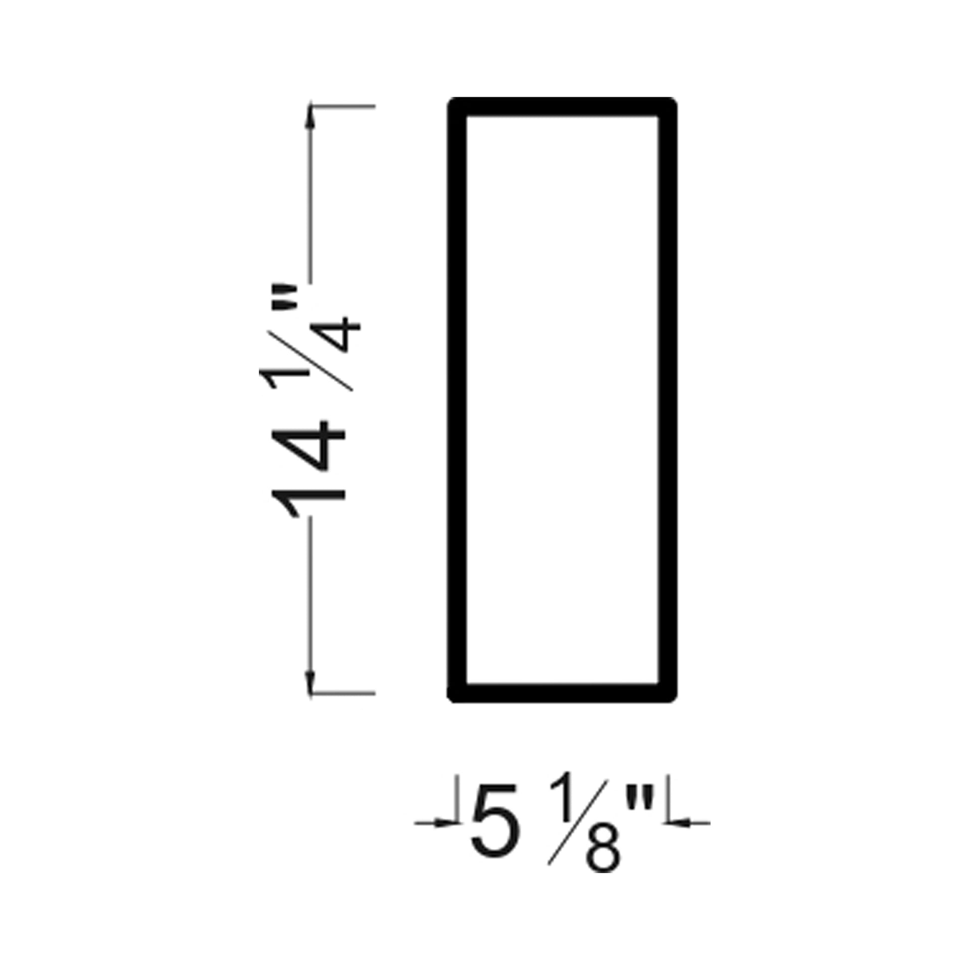 Outdoor Cylinders Two Light Wall Light - line drawing.
